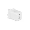 Dicota Power Supply - compact, GaN - 65 Watt - 5 A - PD 3.0 - 3 Output Ports (2 x USB-C, USB)