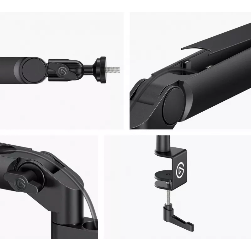 Microphone Arm Elgato Wave Mic Arm Low Profile — adjustable low-profile boom for studio and streaming