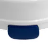 Raised toilet seat REHA FUND KATE 15 cm — white, extension seat, max weight 150 kg, adjustable lockable clamps