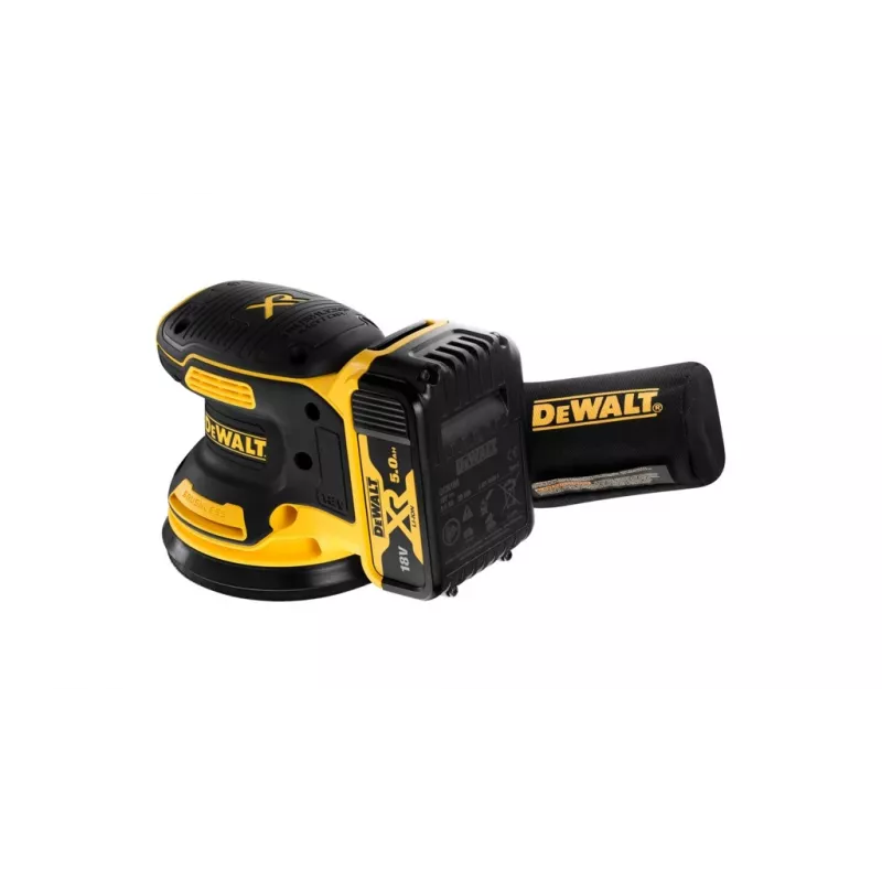 Disc sander DeWalt DCW210N brushless 18 V, 125 mm platter, 8 000–12 000 OPM, 930 g