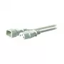 EFB-Elektronik IEC Power Extension Cable C14 180° - C13 180°, Grey, 3.0 m, 3 x 1.00 mm² Manufacturer: EFB Elektronik (EK507.3)
