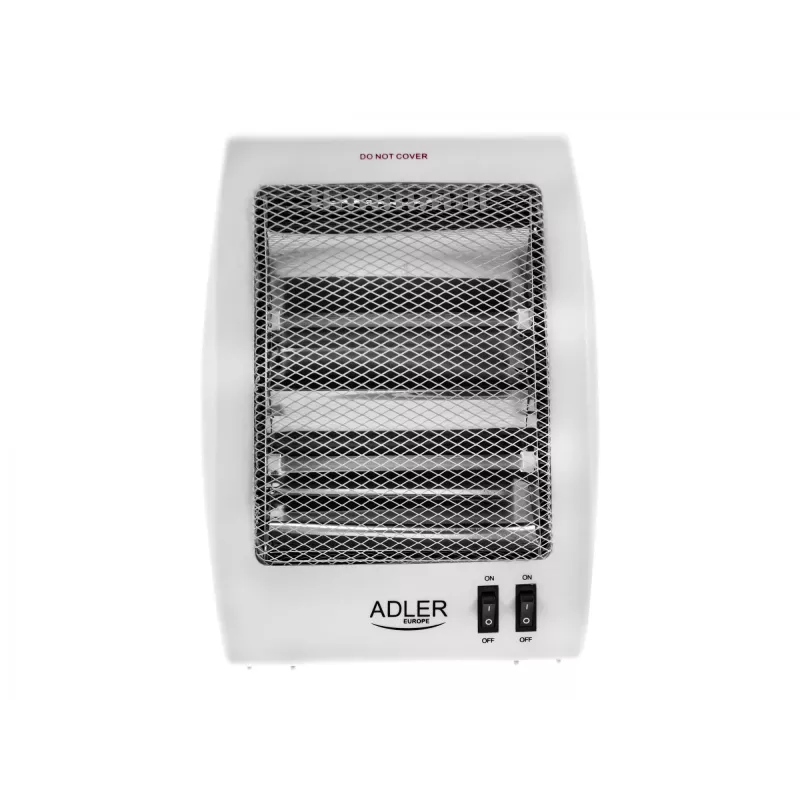 Adler | Heater | AD 7709 | Halogen Heater | 800 W | Number of power levels 2 | White