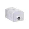 Lanberg OU5-0001-W outlet box RJ-45 White