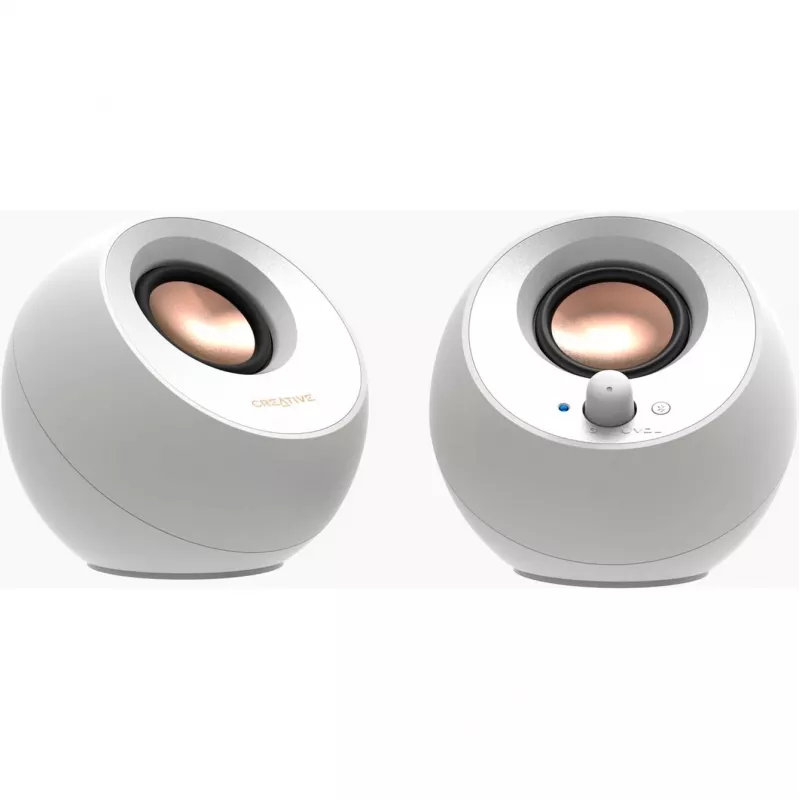 Creative Labs Pebble V3 White Wired & Wireless 10 W