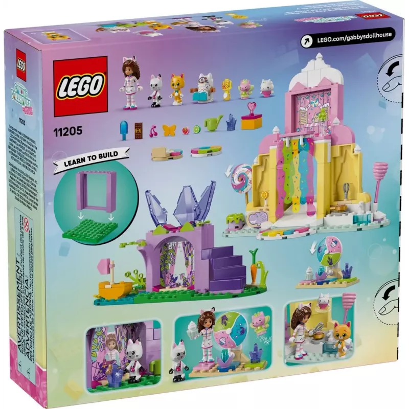 Construction toy LEGO Icing Mountain and Kitten Garden set 11205 — 263 pieces, 3 minifigures, age 4+