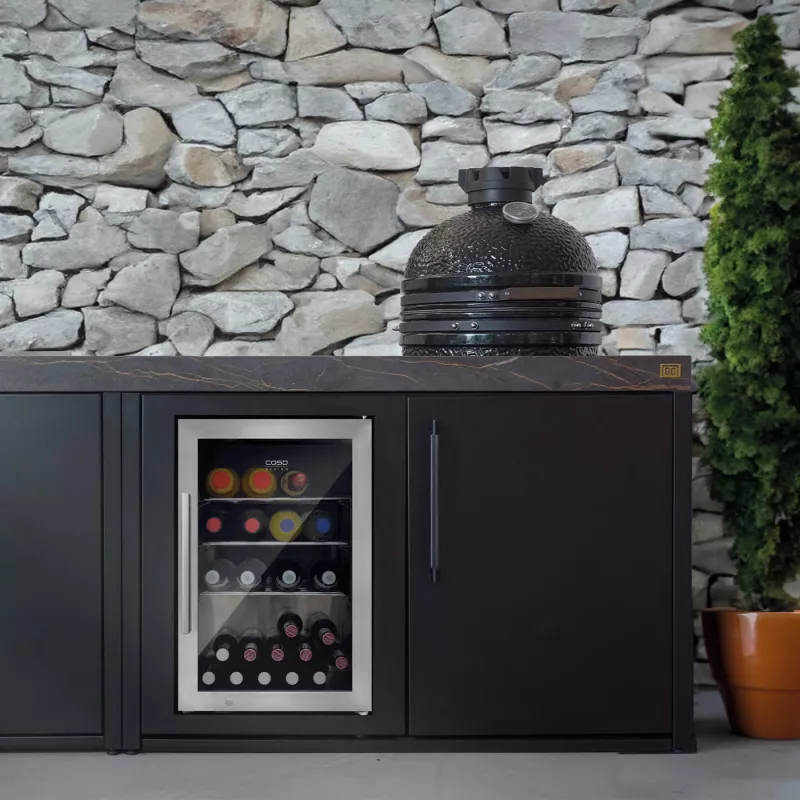 Caso | Barbecue Cooler | S-R | Energy efficiency class A | Built-in | Stainless Steel