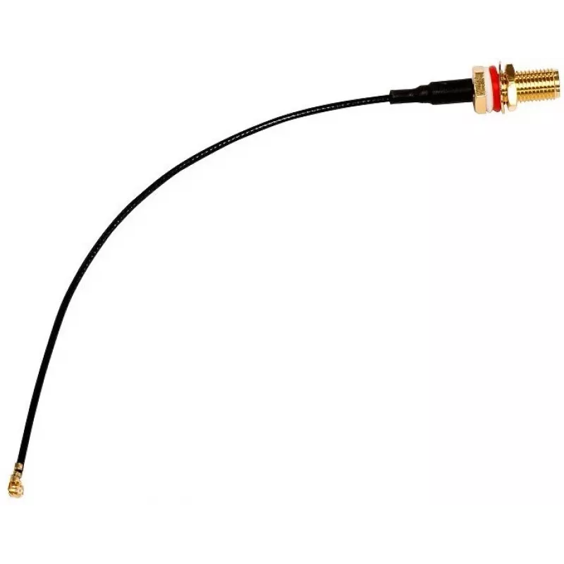 Coaxial Cable MikroTik ACSMAUFL SMA Female Straight 1m Black