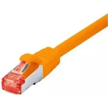 Tecline exertis Connect - Patch-Cable - RJ-45 (M) to RJ-45 (M) - 25 m - SSTP-Cable - CAT 6 - Halogen-Free - orange (71525A)