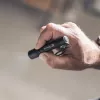 Keychain flashlight Ledlenser P3 Black — compact aluminium LED torch, AAA, up to 130 lm, IP54, 3 power levels