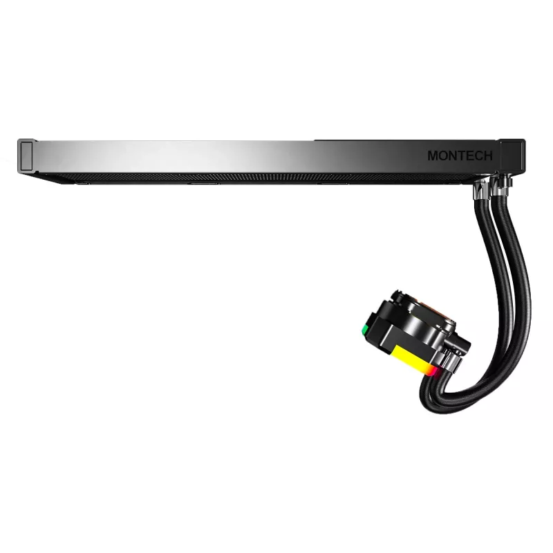 AIO Water Cooling Montech Hyper Flow ARGB 360 mm Black — 360 mm radiator, ARGB, closed-loop CPU cooler