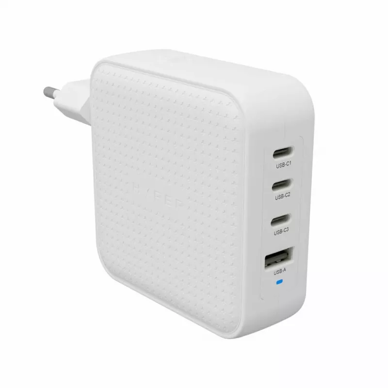 Hyper HyperJuice 100W USB-C GaN Travel Charger 3C+1A - White (HJ1002WHWWGL)