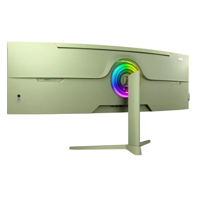 Curved computer monitor Arozzi Nova 49 inch (124.5 cm) Dual QHD 5120×1440 LED VA, 4 ms, Green