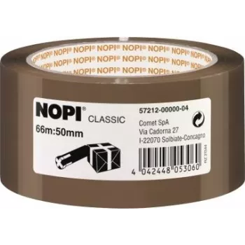 Packing tape Tesa NOPI Pack Classic 66 m × 50 mm, brown
