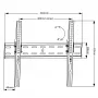 MACLEAN BRACKETS MC-862 Original Extra Sturdy Adjustable Easy Installation TV Bracket 26-55 40kg Universal Black max Vesa 400x400