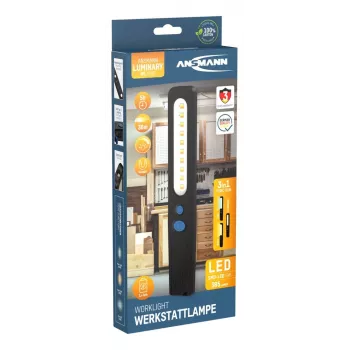 Inspection lamp ANSMANN WL390R LED, Cool/Warm white, 385 lm, LiPo 1200 mAh, IP20, black