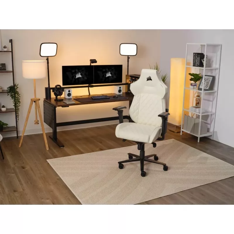 Corsair TC500 LUXE PC gaming chair Upholstered seat Beige