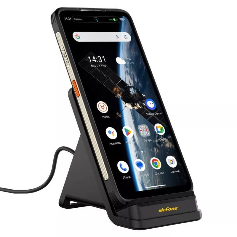 UleFone indoor smartphone charger WCS01 — 50W USB Type-C, wireless fast charging, black