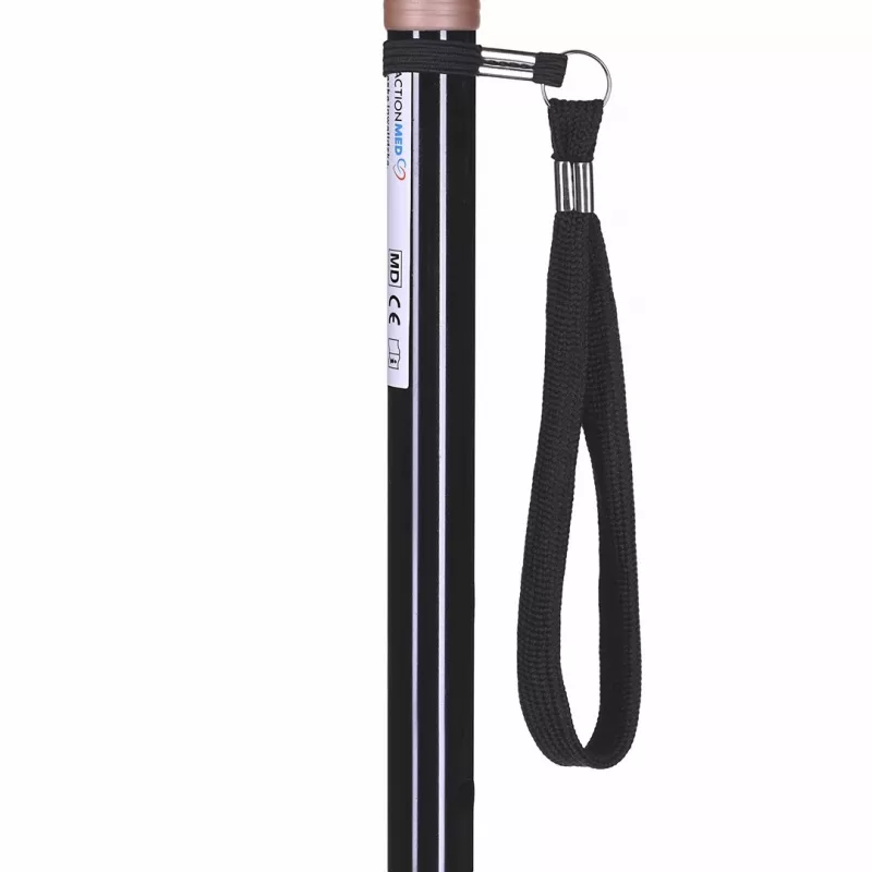 ACTIONMED LI200AM adjustable walking cane, black
