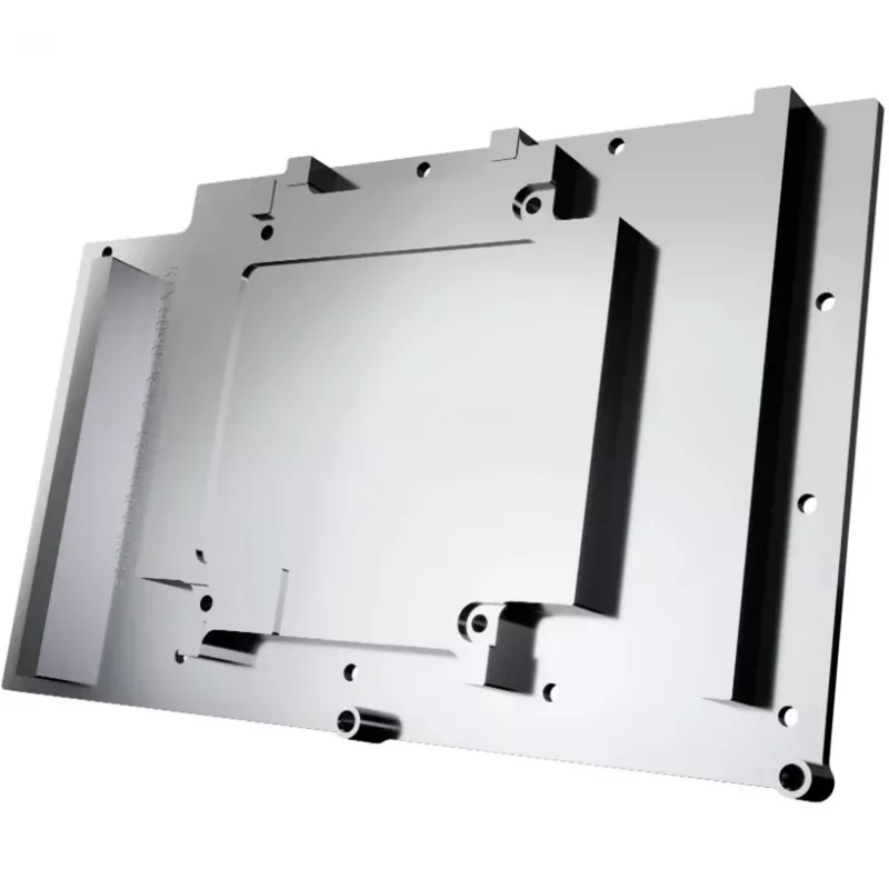 Backplate Alphacool 10259 Aluminium Chrome Copper Black 153.3mm