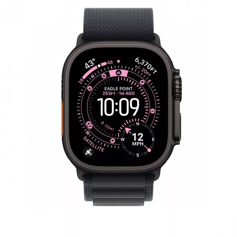 Smart Wearable Accessories Band Apple MG9J4ZM/A Black Titanium Polyester Spandex