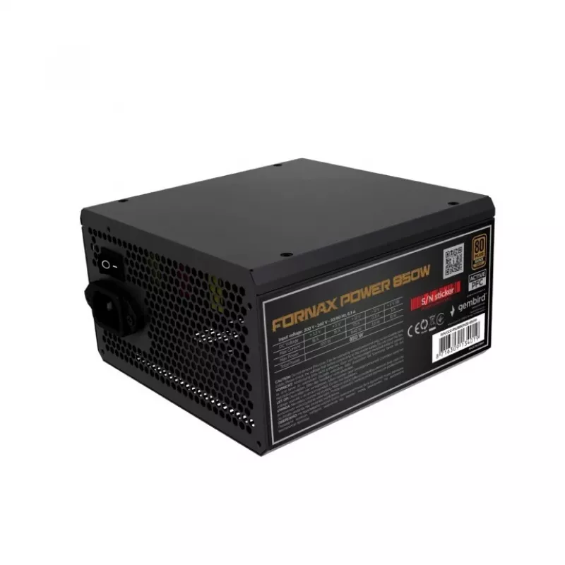 Power supply unit 850W active PFC 12 cm fan 80+Bronze industrial