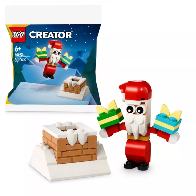 Construction toy LEGO Santa's Chimney polybag 30692 – mini seasonal build set