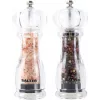 Salt & pepper grinder set Salter 7606 CLXR Transparent