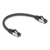 Networking cable DeLOCK 80566 RJ-45 Cat8.1 0.25 m Black