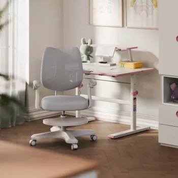 Office swivel chair mark adler Junior 4.6 Grey — compact ergonomic task chair
