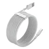 USB cable Baseus TZCATZJ-02 1.5 m USB A USB C White