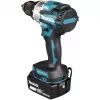 Makita DDF489RTJ power screwdriver/impact driver 1800 RPM Black, Blue, Steel