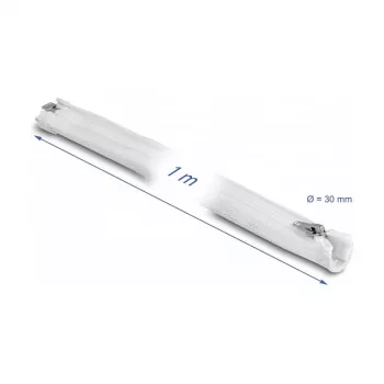 Braided Sleeve DeLOCK 20822 1 m x 30 mm White
