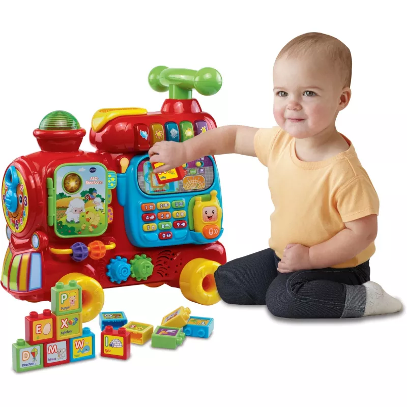 VTech Baby ABC - Eisenbahn, 1 month(s), 4 wheel(s), Multicolour, 3.55 kg