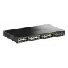 D-Link 52-Port Gigabit Stackable PoE+ Smart Managed Switch with 4 x 10G SFP+ Ports