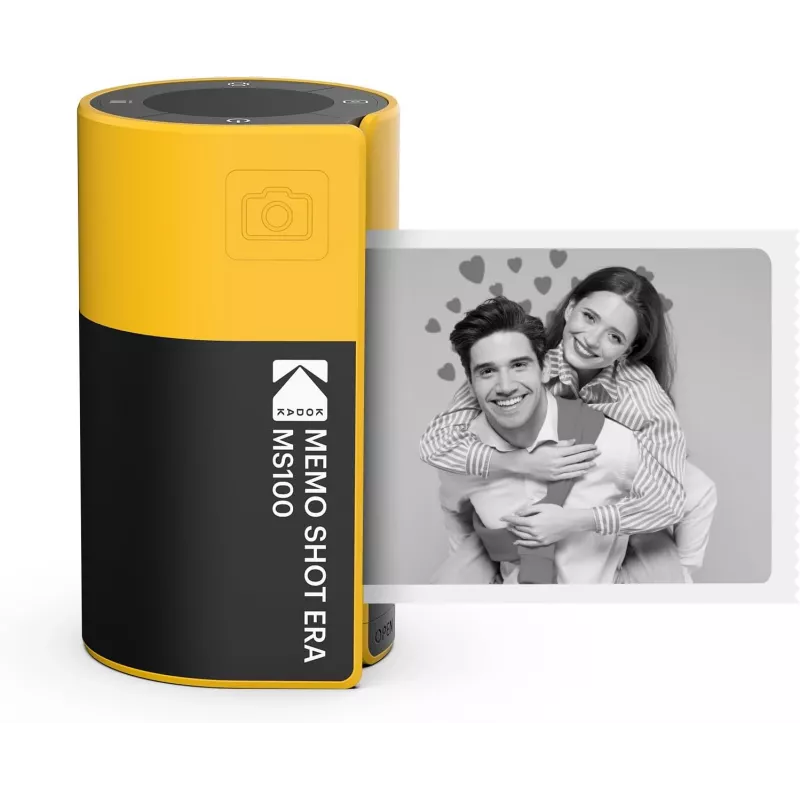 Kodak MemoShot Era MS100 Photo Printer 68.58 x 45.72 mm Black Yellow