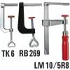 Bessey LM10/5R8 - Steel - Wood - zinc