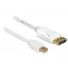 DisplayPort cable DeLOCK 83484 Mini DisplayPort 5 m White