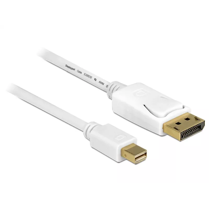DisplayPort cable DeLOCK 83484 Mini DisplayPort 5 m White