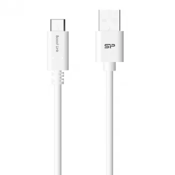 USB Cable Silicon Power Boost Link PVC LK10AC 1m USB A USB C White
