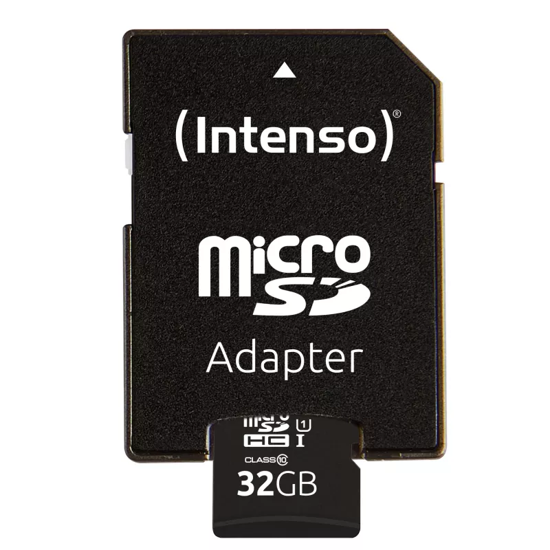 Flash Memory Intenso 32GB microSDHC UHS-I Class 10