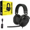 Headset CORSAIR HS65 SURROUND wired gaming headset, supra-aural, 3.5 mm + USB adapter, 32 Ω, 282 g, carbon