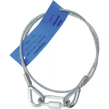 Safety rope EUROLITE AG-5 3×600 mm, load capacity up to 5 kg