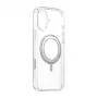 Phone magnetic case Baseus SkyRing P6016100A201-04 Transparent 360° with Stand