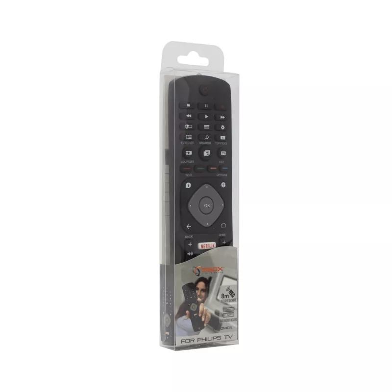 Universal Remote Control SBOX RC-01404 for Philips TVs — Compatible Replacement Remote