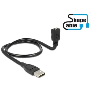 USB Cable DeLOCK 0.5m USB2.0-A/USB2.0 Micro-B