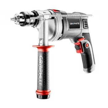 Pistol Grip Drill Graphite 58G728, 3000 RPM, Key Chuck, 1.3 cm