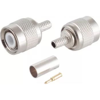Video connector TNC ShiverPeaks 98885 for RG58/U cable, crimp termination