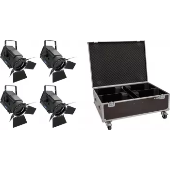 EUROLITE Set 4x LED THA-150F + Case (20000681)