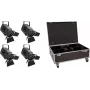 EUROLITE Set 4x LED THA-150F + Case (20000681)
