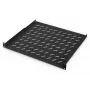 DIGITUS DN-19 TRAY-1-400-SW 1U Fixed Rack Shelf, 400 mm Depth, 15 kg Load, Black
